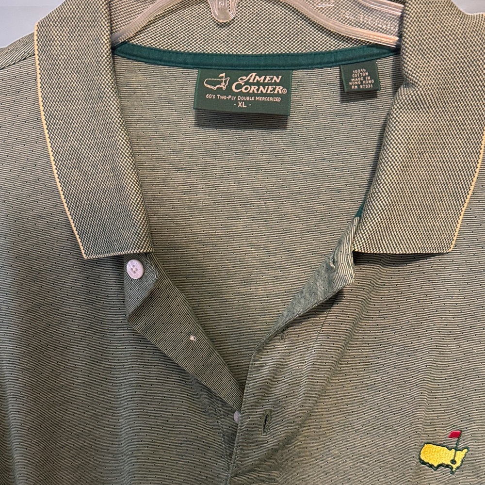 Men’s Masters Green Polo Shirt. Straight from Augusta!